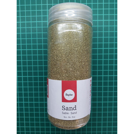 Jemný dekoračný piesok - 0,1 až 0,5 mm, 475ml, zlatý